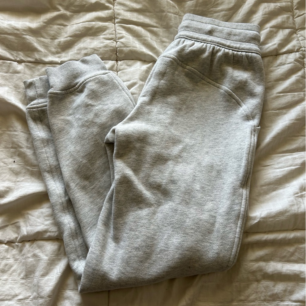 lululemon athletica Light Gray Track Pants